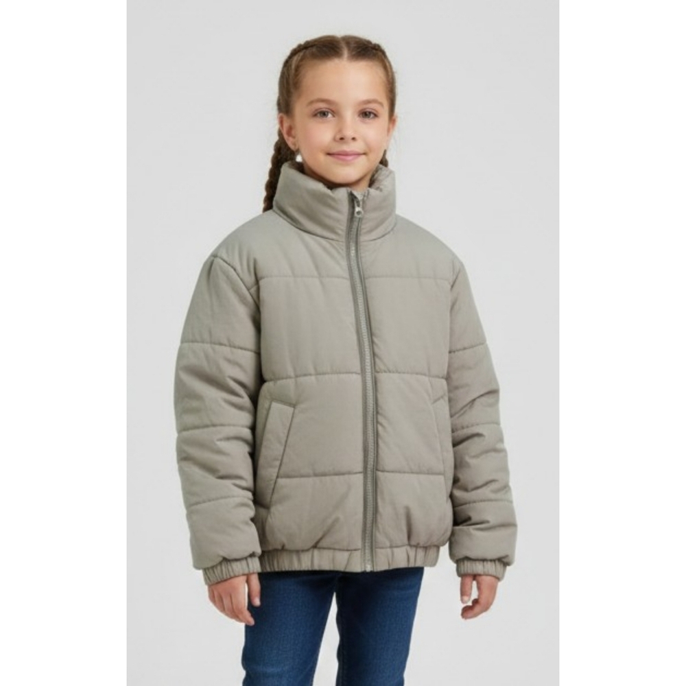Art Class Nylon Puffer jacket Olive Green Size S (6/6X)